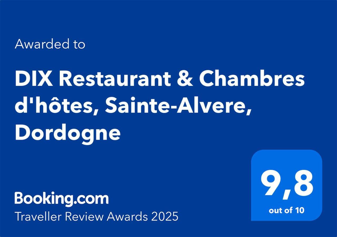 Dix Restaurant & Chambres D'Hotes, Sainte-Alvere, Dordogne Exterior photo